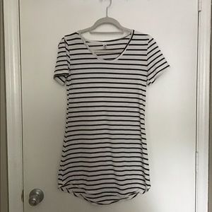 Striped T-Shirt Dress